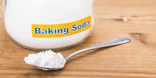A teaspoon of baking soda 