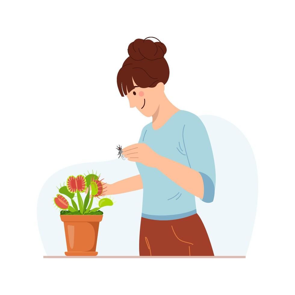  Be careful with the flower pot!
