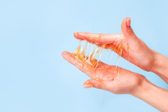 Be careful, your hands are getting sticky.