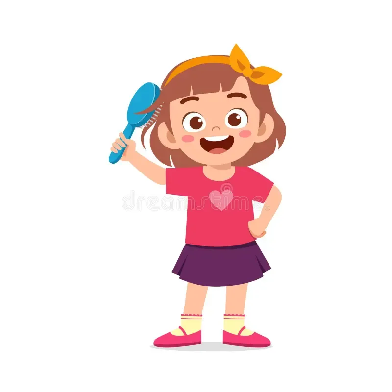 Nhấn để nghe Brush your hair.