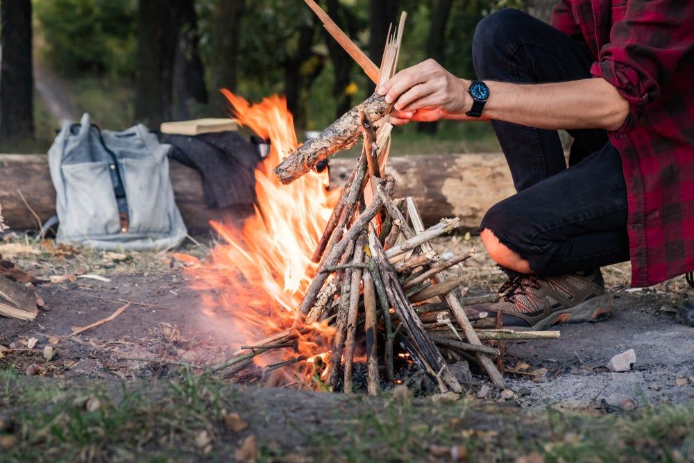 Build a campfire