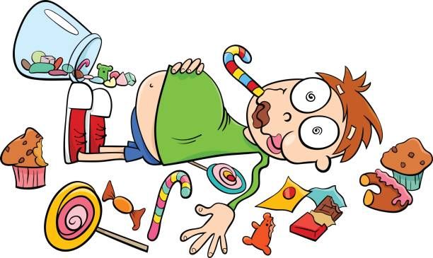 Nhấn để nghe Did you eat too much candy?
