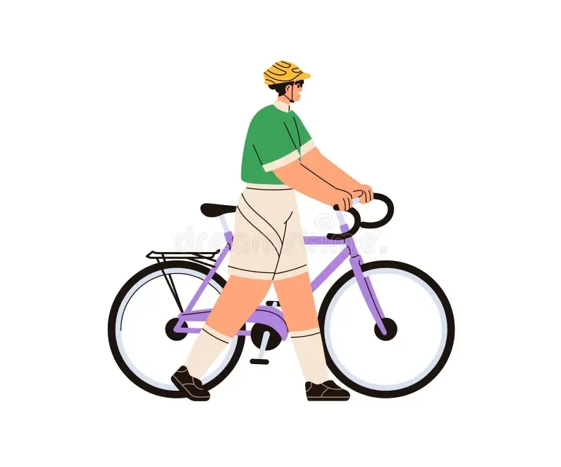 Nhấn để nghe Don't forget to hold the handlebars.