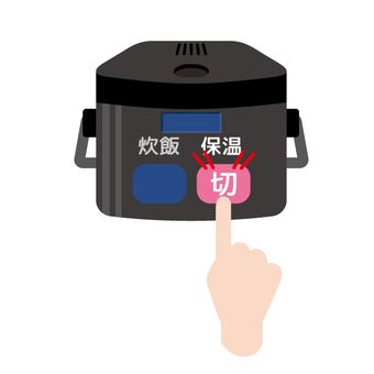 Nhấn để nghe Don’t forget to turn off the rice cooker.
