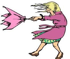 Don’t go out in the wind.