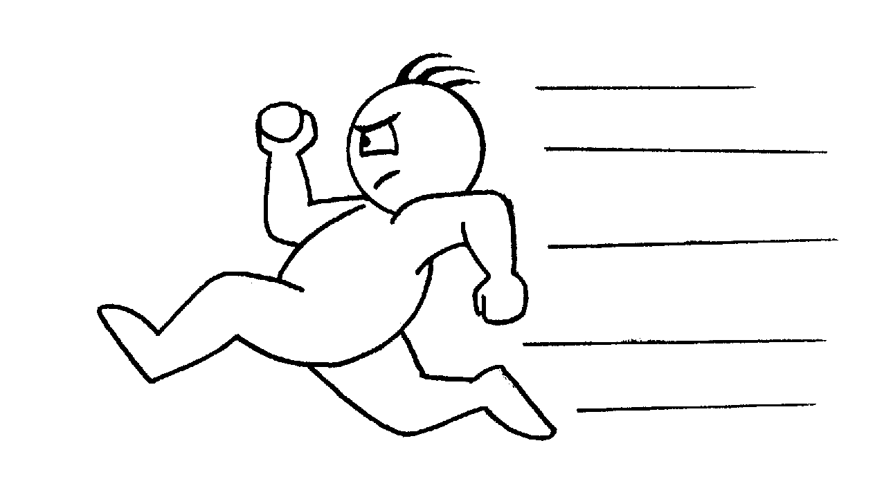 Don’t run too fast. 