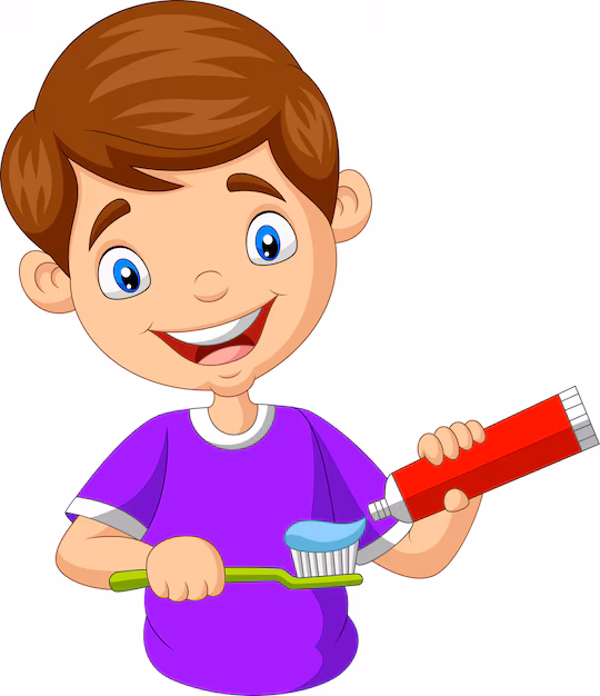  Don’t squeeze too much toothpaste.