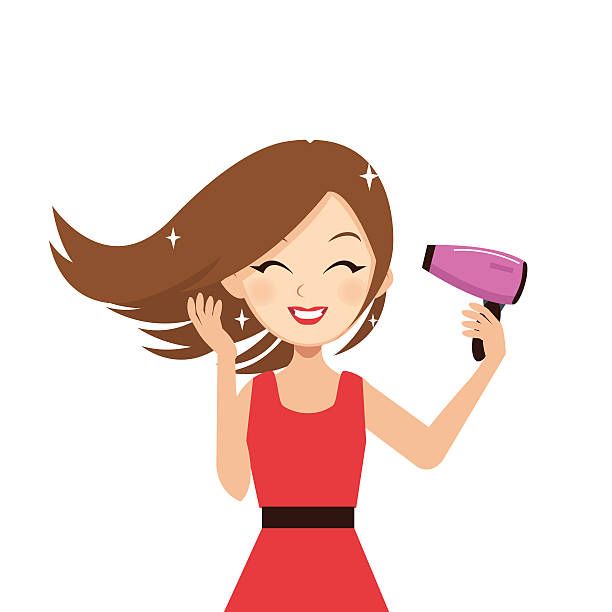 Nhấn để nghe Dry your hair first.