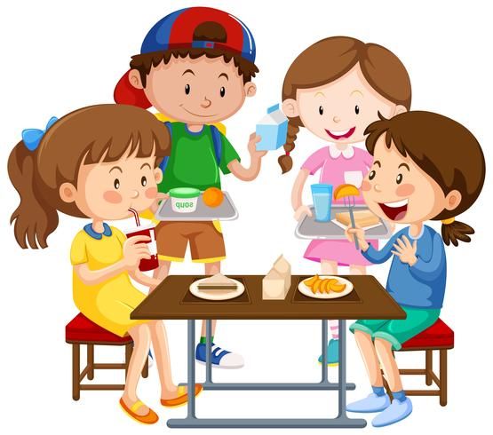  Eat first, then play. 