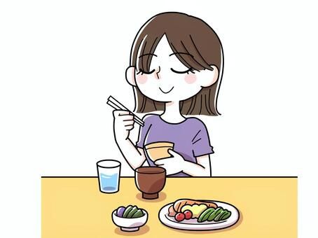 Eat slowly, don’t rush. 
