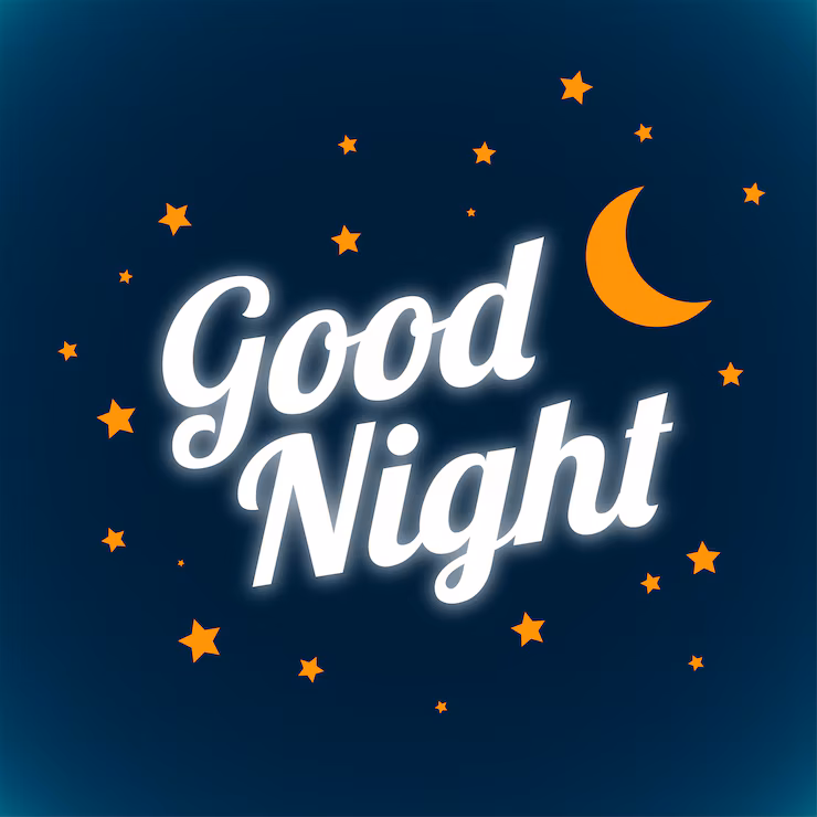 Goodnight, sweet dreams.