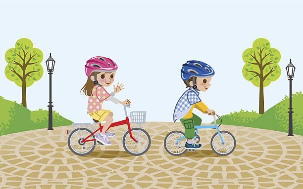  I like riding my bicycle to the park.