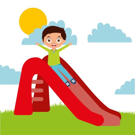 I love playing on the slide!