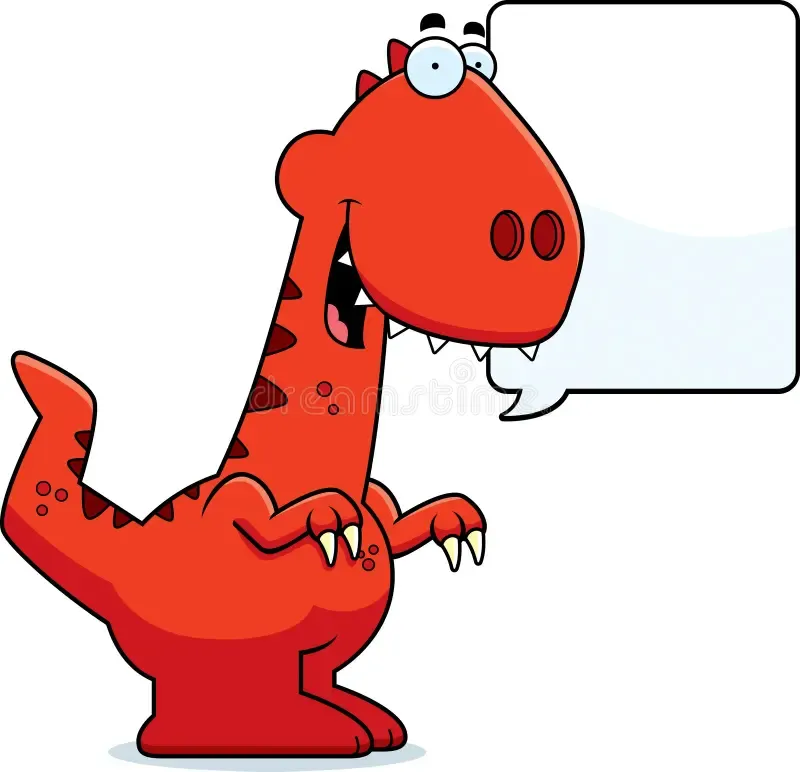 I talked about dinosaurs.