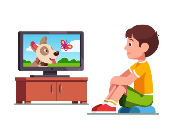 I watch cartoons in the morning.