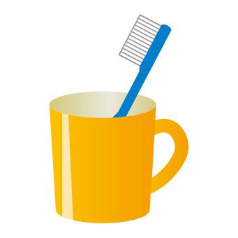  Keep the brush inside the water cup.