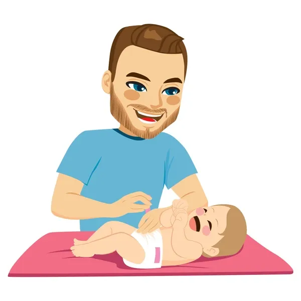 Nhấn để nghe Let’s change your diaper.