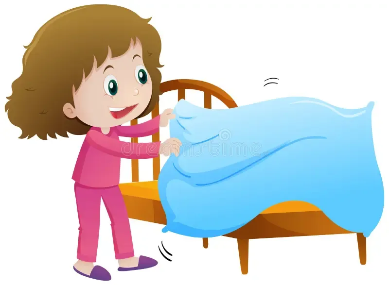 Let’s fix the blanket. 