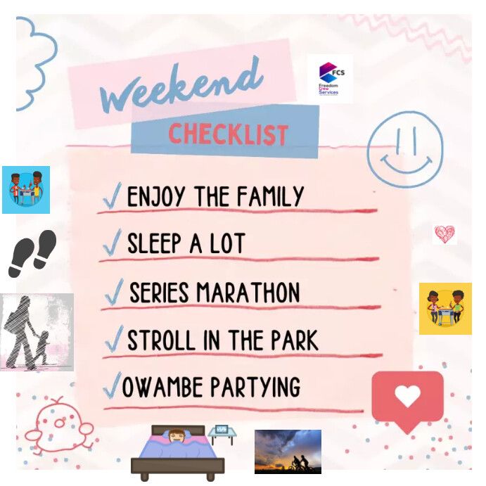 Let’s plan something fun next Saturday!
