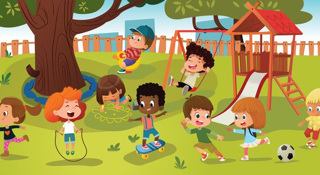Let’s play in the park.