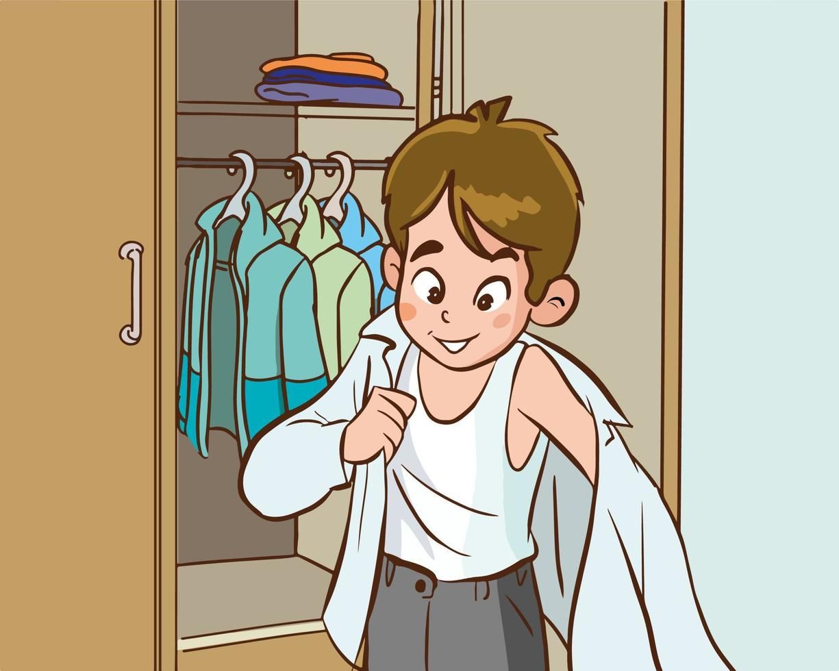  Let’s put on clean clothes