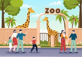  Let’s walk around and see the animals.