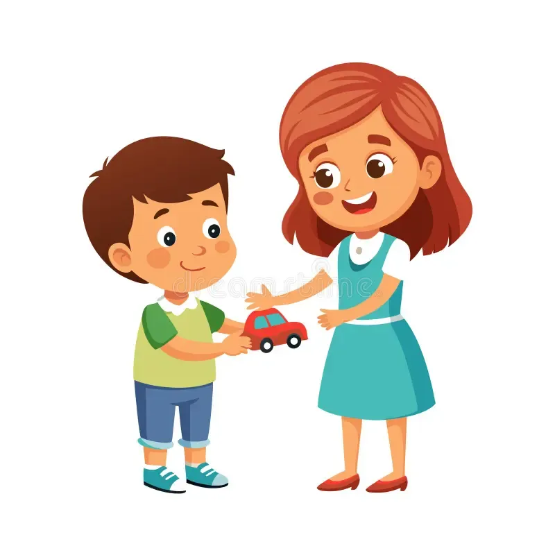 Nhấn để nghe Let your friend play with it first.