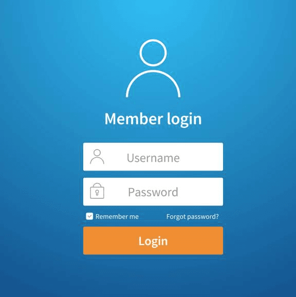 Log in to the website 