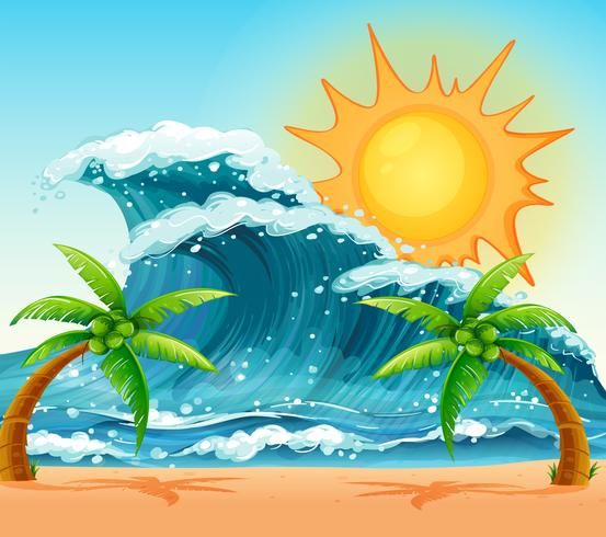 Look at the waves!