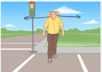 Look both ways before crossing.