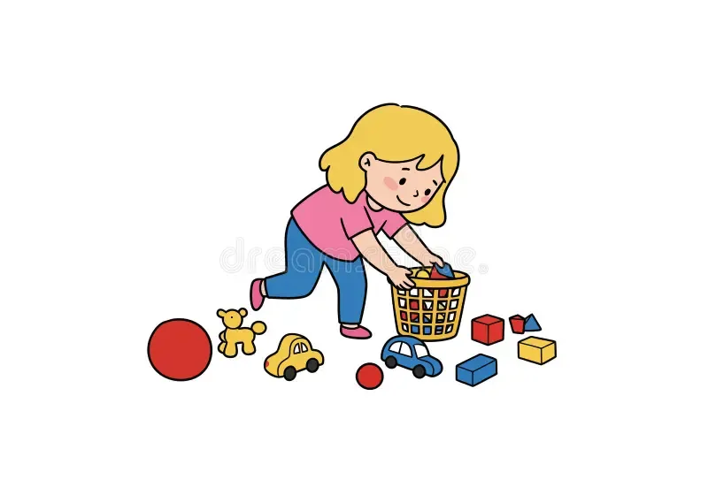 Pick up your toys.