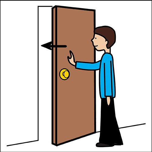 Nhấn để nghe Please make sure the door is closed.