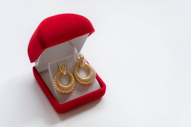Put your earrings in the box.