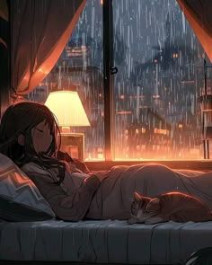 Rainy days make me sleepy! 