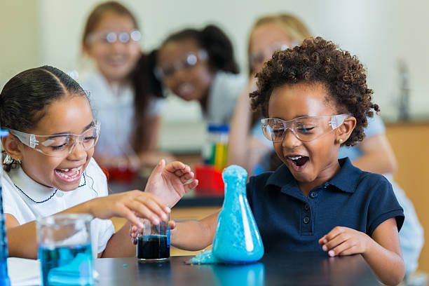  Science class was exciting.