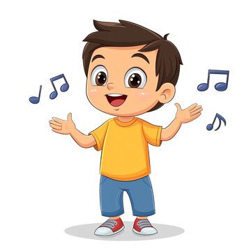  Singing makes me happy.
