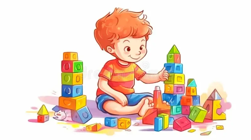 Nhấn để nghe Stack the blocks neatly.