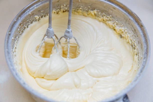 Stir the batter until smooth.