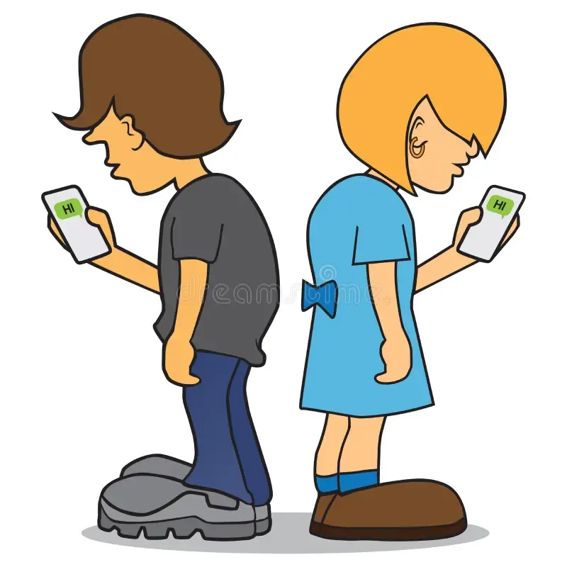 Stop staring at the phone.