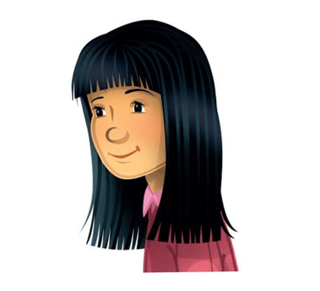 Straight hair