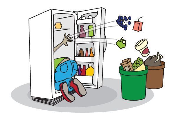 Nhấn để nghe The fridge needs cleaning.