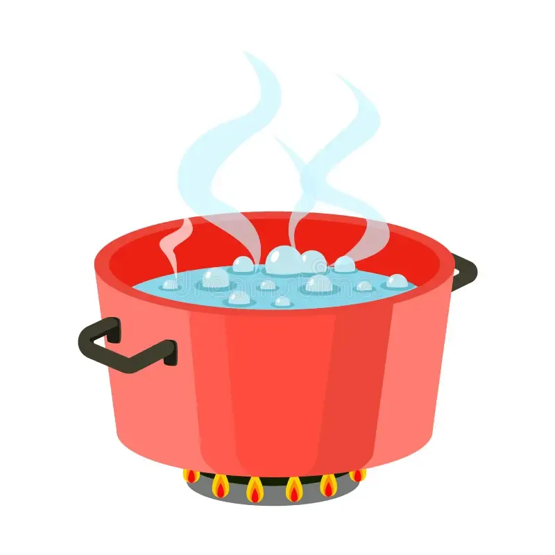 The hot pot is boiling! 