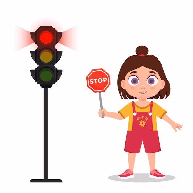 The light is red, we can’t go yet.