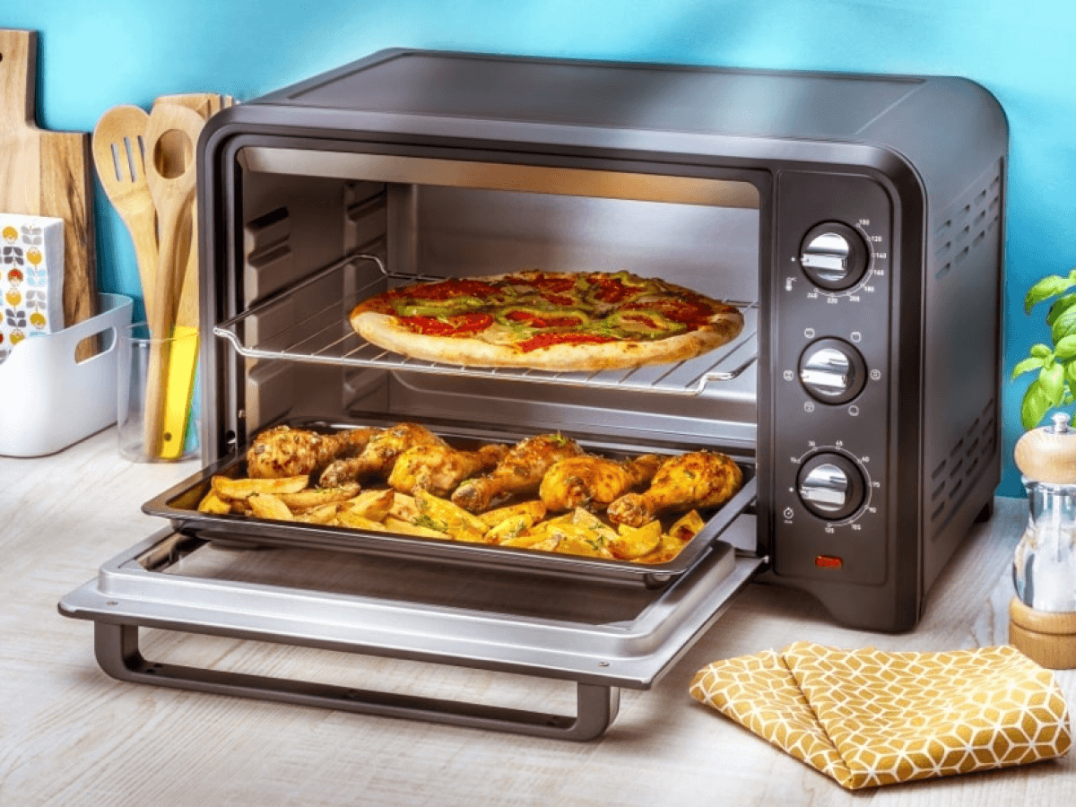Nhấn để nghe The oven is ready for baking!