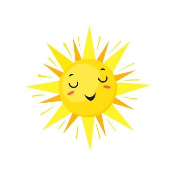 The sun is round.