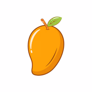 This mango is so sweet! 
