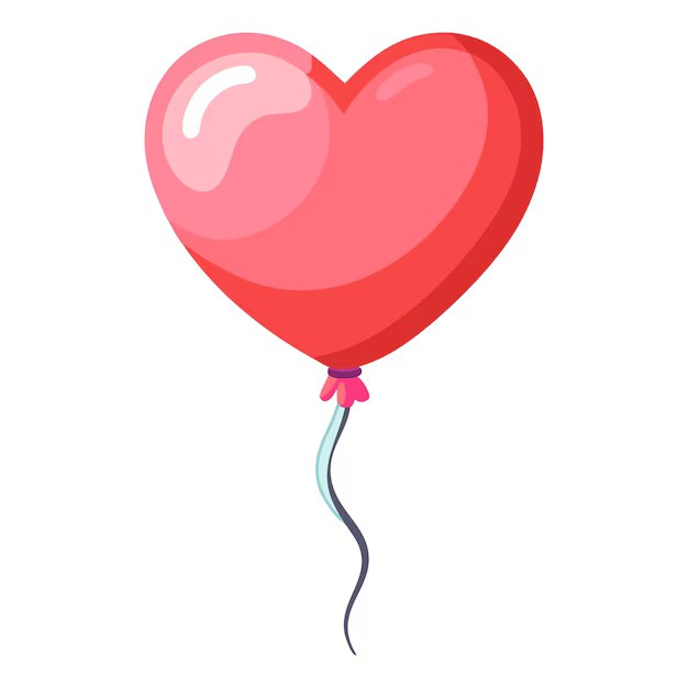 This balloon is a heart.