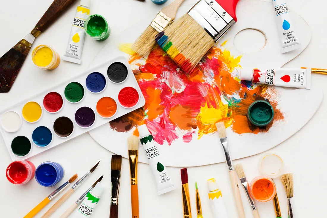Try not to mix too many colors together.