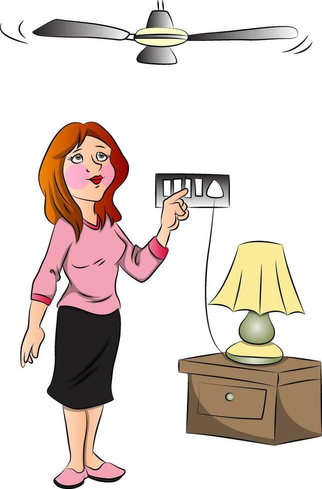 Turn off the fan when you’re done.
