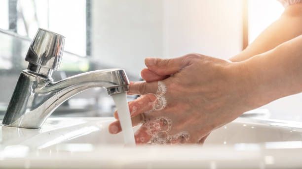  Turn off the water after washing your hands.